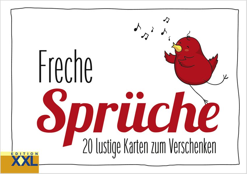 Cover von Freche Sprüche – Geschenkkartenbuch