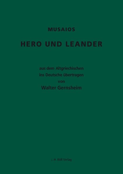 Cover von Hero und Leander