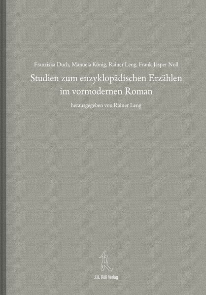 Cover von Studien zum enzyklopädischen Erzählen im vormodernen Roman