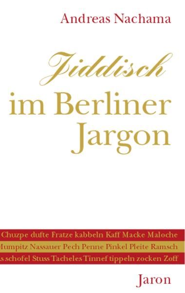 Cover von Jiddisch im Berliner Jargon