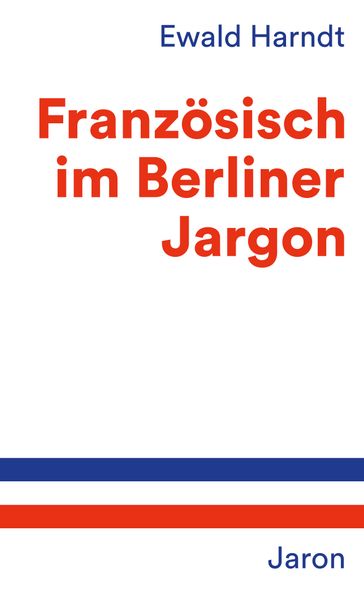 Cover von Französisch im Berliner Jargon