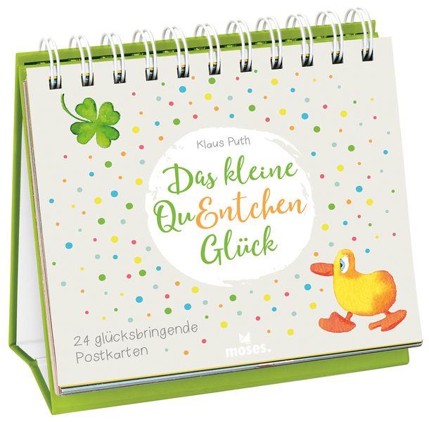 Cover von Das kleine QuEntchen Glück – 24 glücksbringende Postkarten