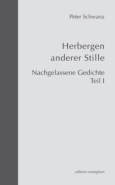 Cover von Herbergen anderer Stille