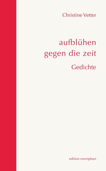 Cover von aufblühen gegen die zeit