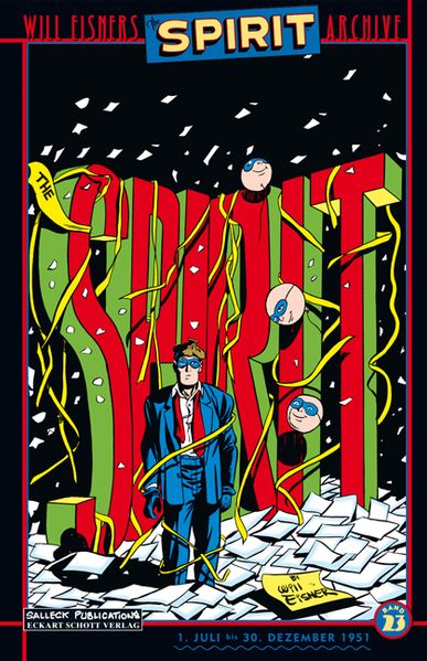 Cover von Will Eisners Spirit Archive, Band 23, Juli bis Dezember 1951, Vorzugsausgabe