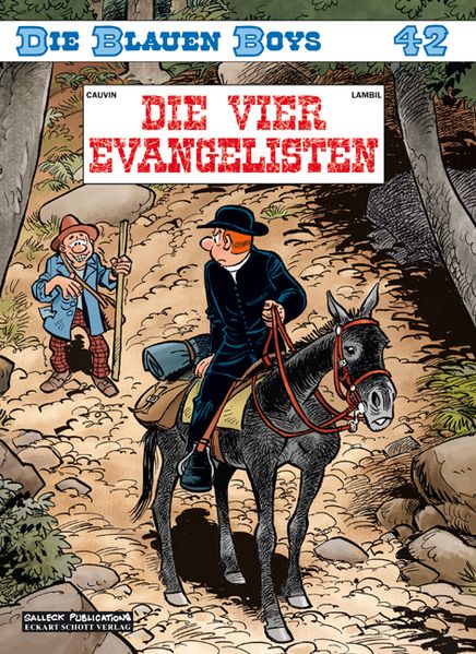 Cover von Die Blauen Boys, Band 42, Die vier Evangelisten