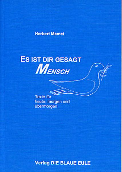 Cover von Es ist dir gesagt, Mensch
