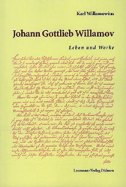 Cover von Johann Gottlieb Willamov