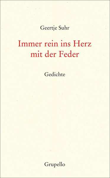 Cover von Immer rein ins Herz mit der Feder