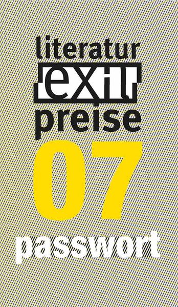 Cover von exil literaturpreise 07 – passwort