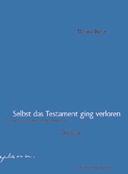 Cover von Selbst das Testament ging verloren