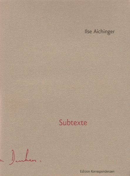 Cover von Subtexte