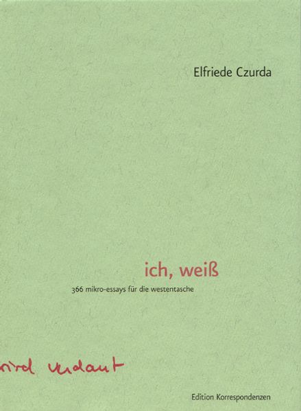Cover von ich, weiß