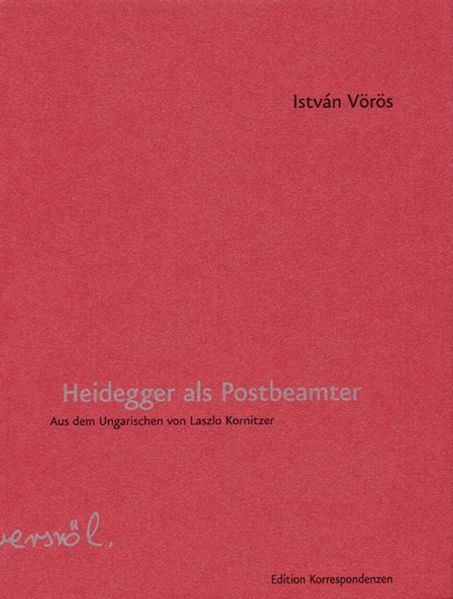 Cover von Heidegger als Postbeamter