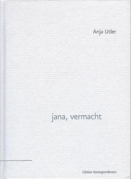 Cover von jana, vermacht