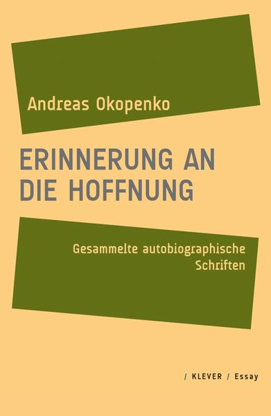 Cover von Erinnerung an die Hoffnung