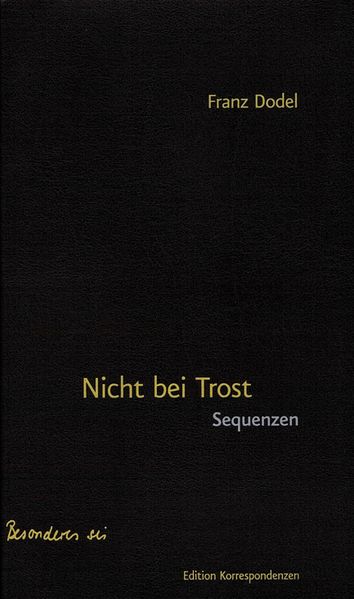 Cover von Nicht bei Trost – Sequenzen