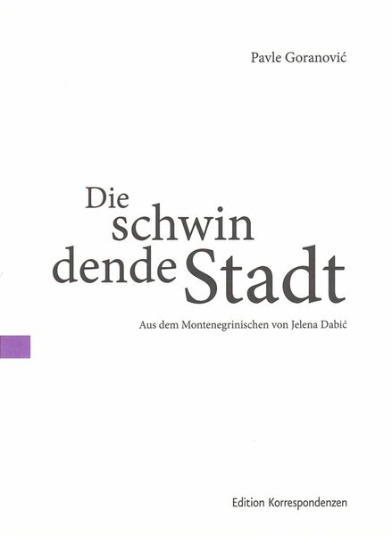 Cover von Die schwindende Stadt