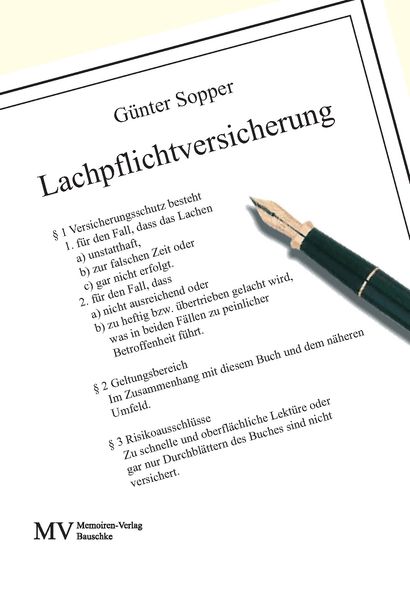 Cover von Lachpflichtversicherung
