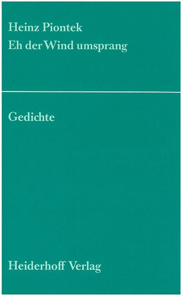 Cover von Eh der Wind umsprang.