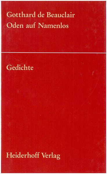 Cover von Oden auf Namenlos.