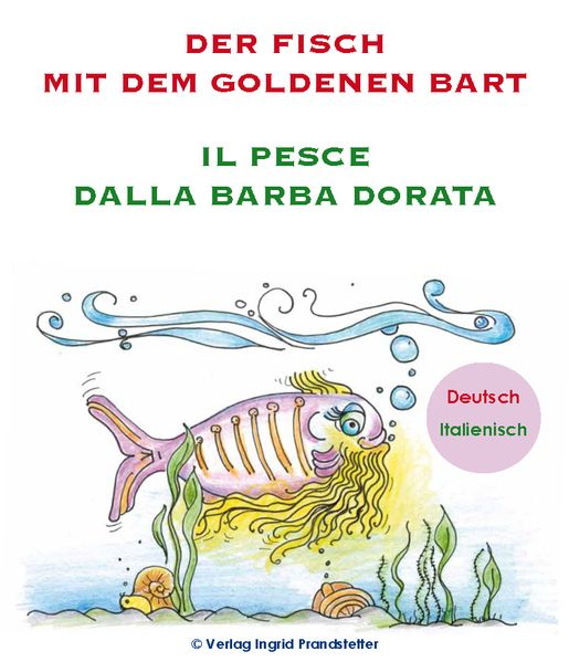 Cover von Der Fisch mit dem goldenen Bart / Il pesce dalla barba dorata