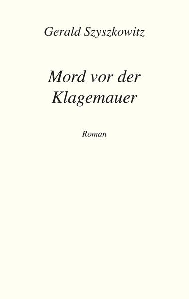 Cover von Mord vor der Klagemauer