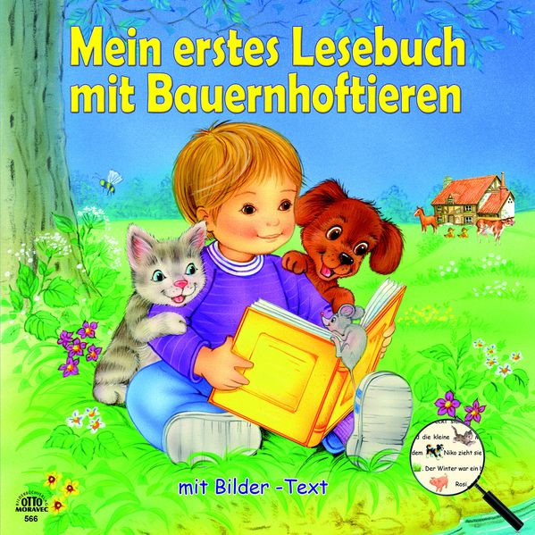 Cover von Lesebuch mit Bauernhoftieren