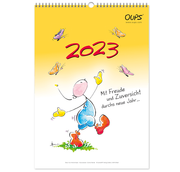Cover von Oups Wandkalender 2023