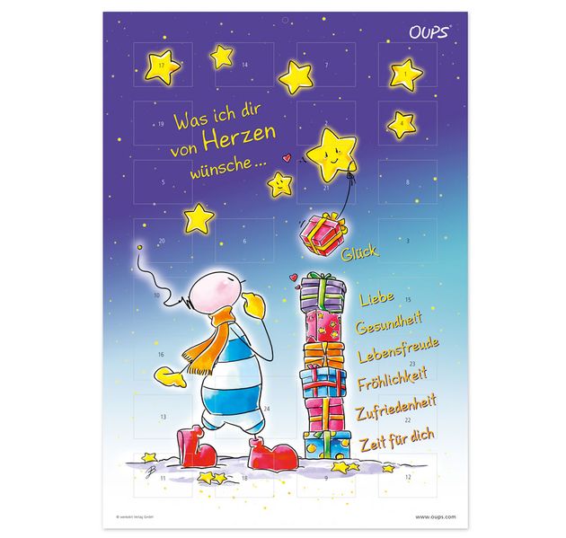 Cover von Oups Adventkalender 2023