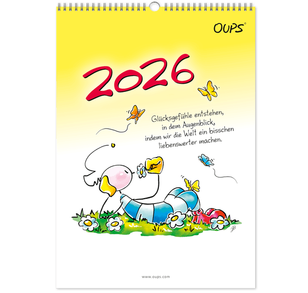 Cover von Oups Wandkalender 2026