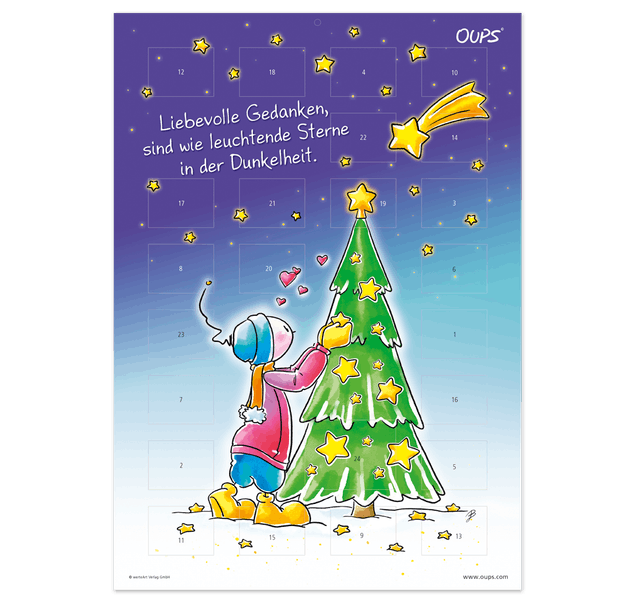 Cover von Oups Adventkalender 2025