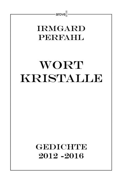 Cover von Wortkristalle