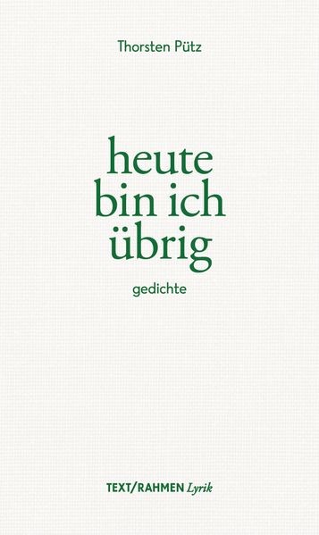 Cover von heute bin ich übrig