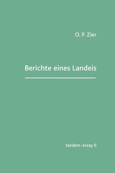 Cover von Berichte eines Landeis