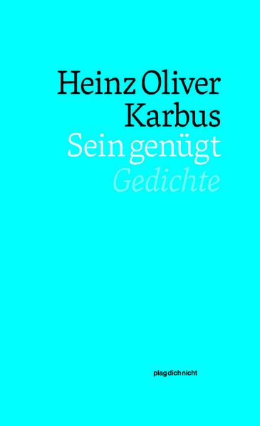 Cover von Sein genügt