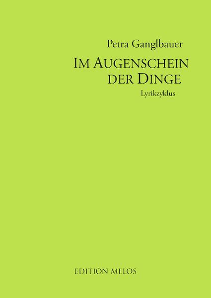 Cover von Im Augenschein der Dinge