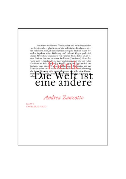 Cover von Die Welt ist eine andere