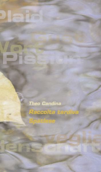Cover von Raccolta tardiva / Spätlese