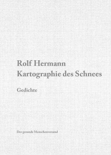 Cover von Kartographie des Schnees
