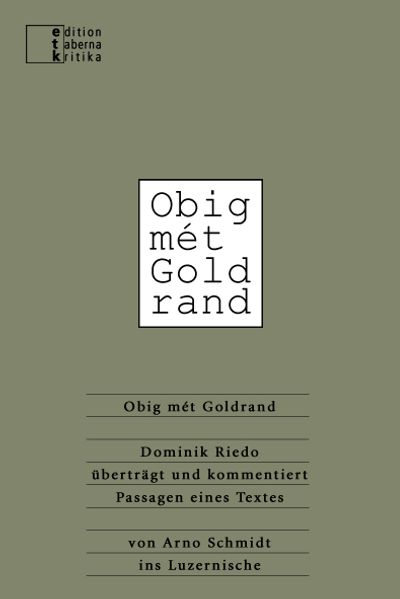 Cover von Obig mét Goldrand