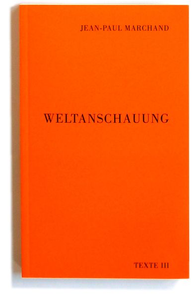 Cover von Weltanschauung