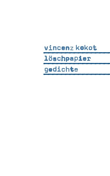Cover von Löschpapier