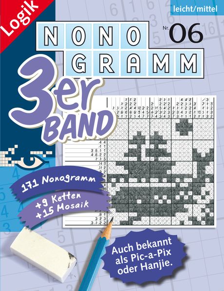 Cover von Nonogramm 3er-Band Nr. 6