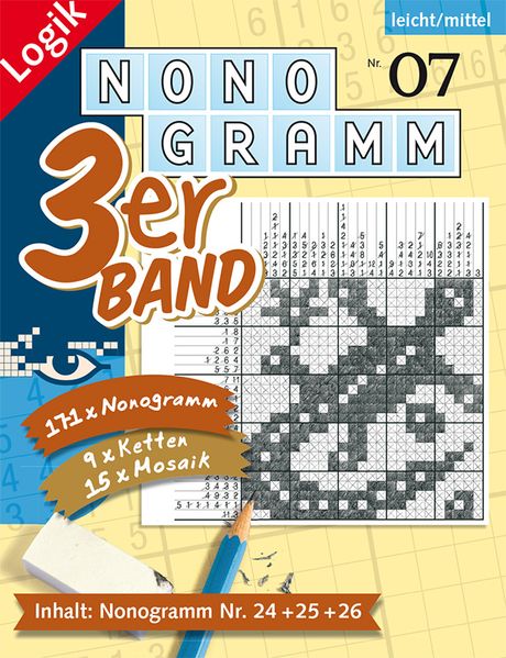 Cover von Nonogramm 3er-Band Nr. 7