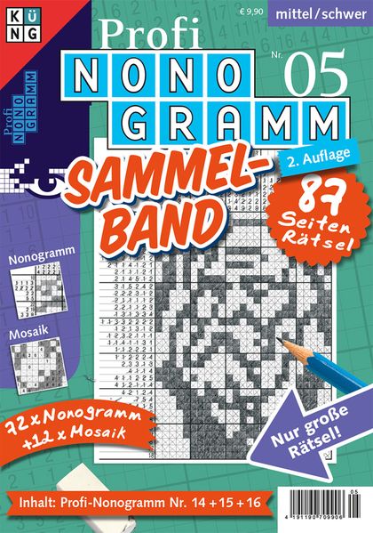 Cover von Profi-Nonogramm 3er-Band Nr. 5
