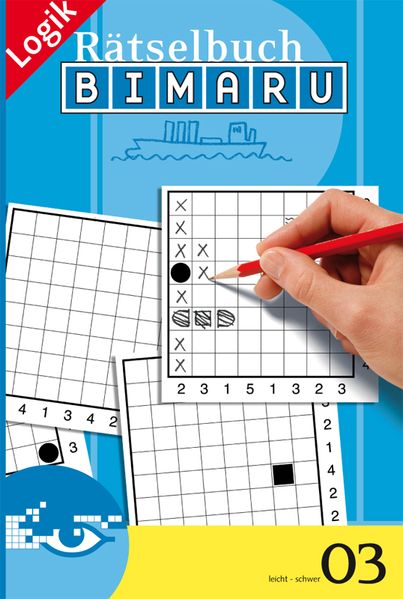 Cover von Bimaru Rätselbuch 03 (Schiffe versenken)