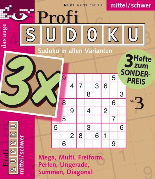 Cover von Profi-Sudoku 3er-Band Nr. 3