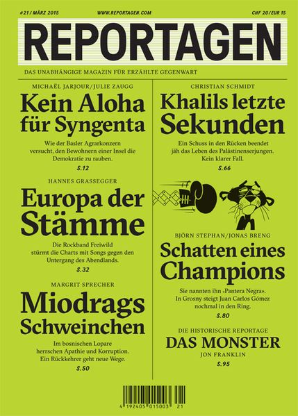 Cover von Reportagen #21