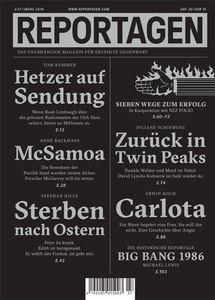 Cover von Reportagen #27